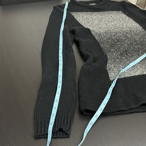 Black and gray ZARA long sweater - Picture 6 of 6